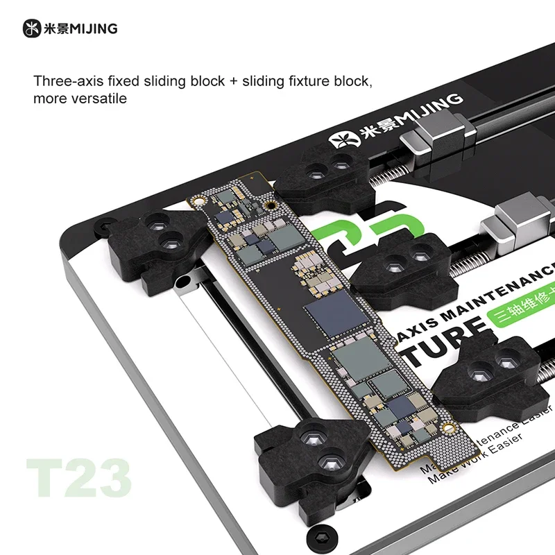 MIJING T23 Three-Axis Maintenance Fixture Universal Adjustable PCB Board Holder Soldering Fixed Repair Precision Clamp
