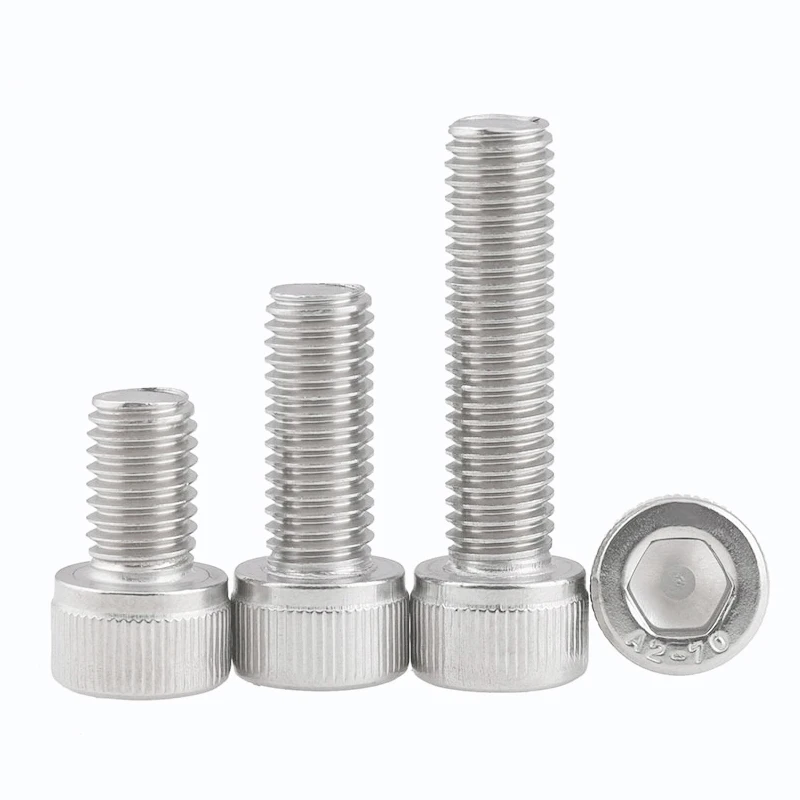 DIN912 304 stainless steel reverse thread / left thread / reverse thread / left internal hexagonal screw / bolt m4-m12 1PCS