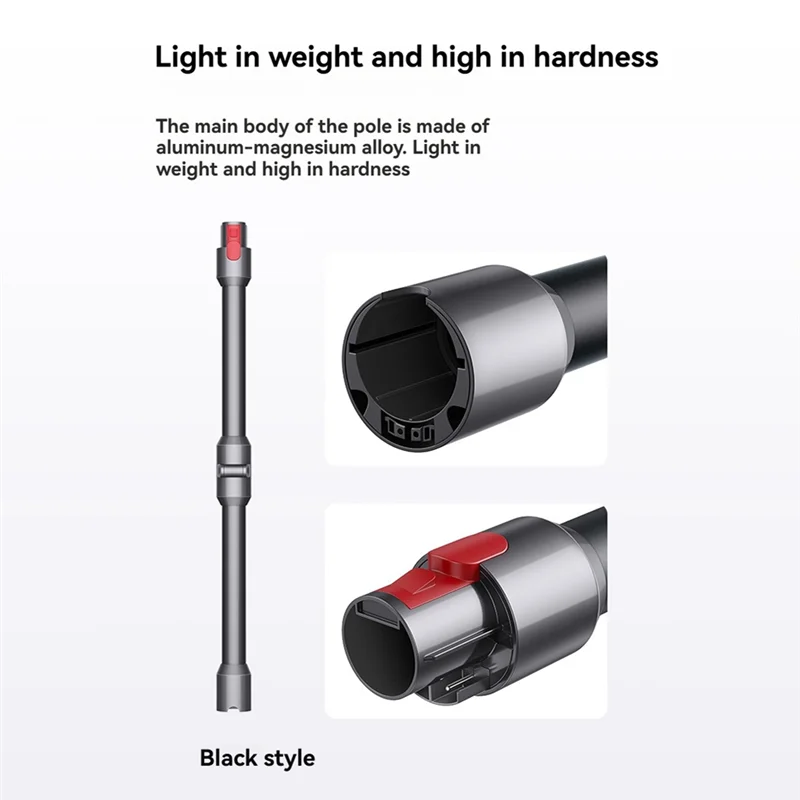 다이슨 V7 V8 V10 V11 V15 진공 청소기 부품 튜브용 스트레이트 튜브 연장 완드 접이식 퀵 릴리스