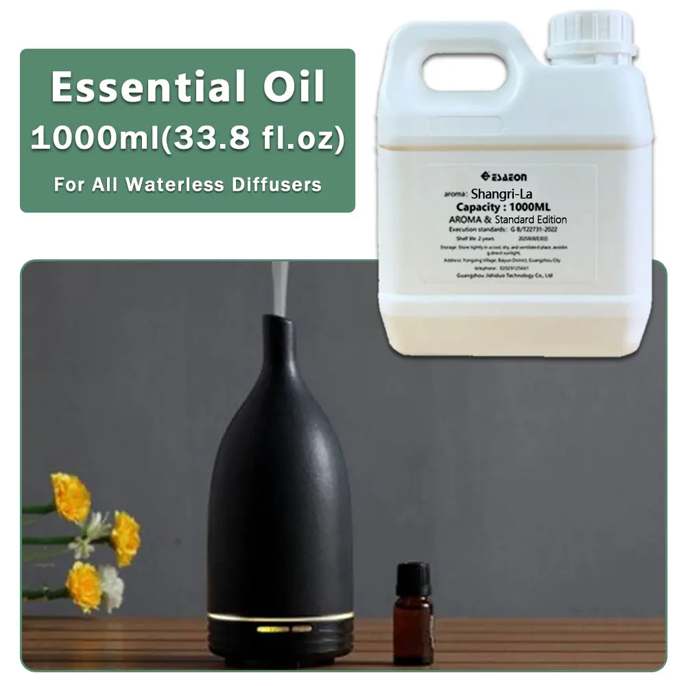 ESAEON Fragrance Expansion Machine Supplement Liquid Essential Oils -  Hotel Aroma Machine Oil, Shangri-La - 1000ML (33.8 fl.oz)
