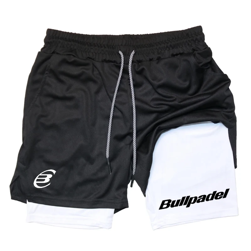 Pantalones cortos deportivos de Pádel para hombre, Shorts transpirables de tenis, pantalones de Bádminton de secado rápido, ropa deportiva para correr y Fitness al aire libre, novedad de verano