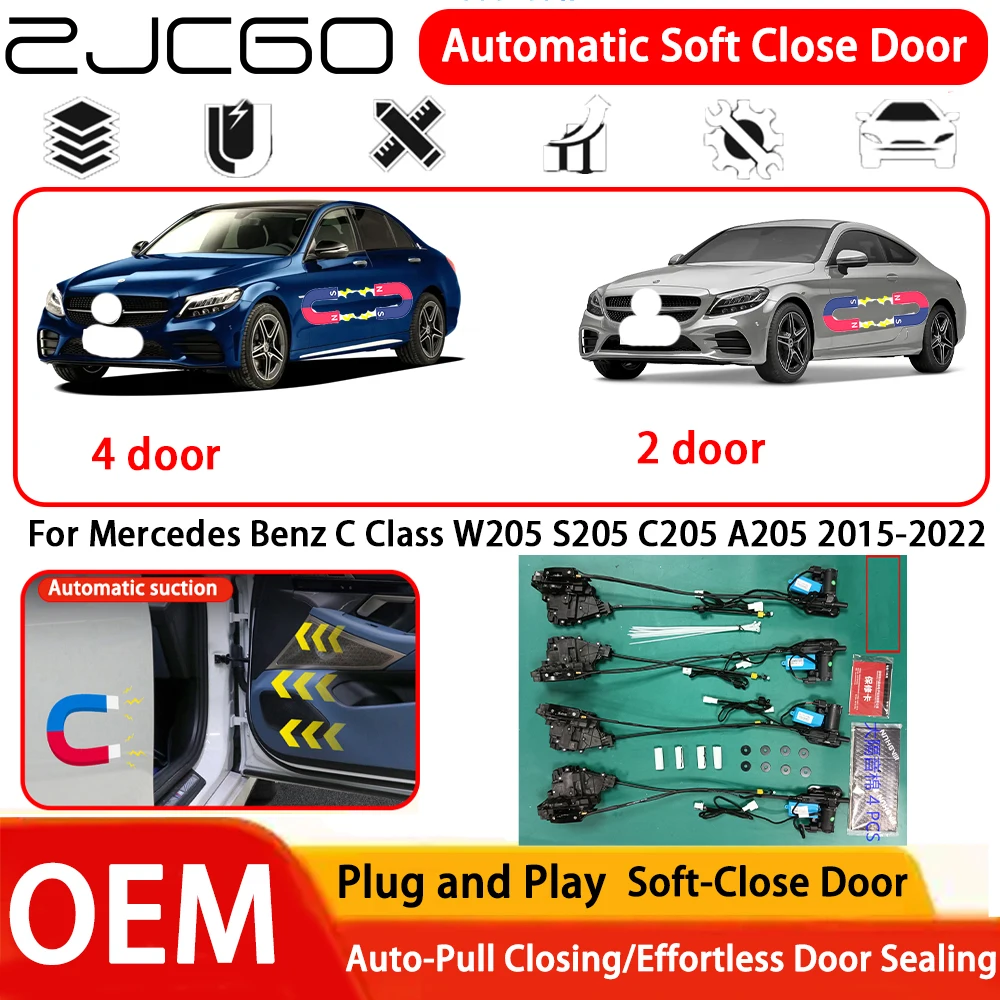 

for Mercedes Benz C Class W205 S205 C205 A205 2015-2022 Car OEM Plug and Play Automatic Electric Soft Close Door System
