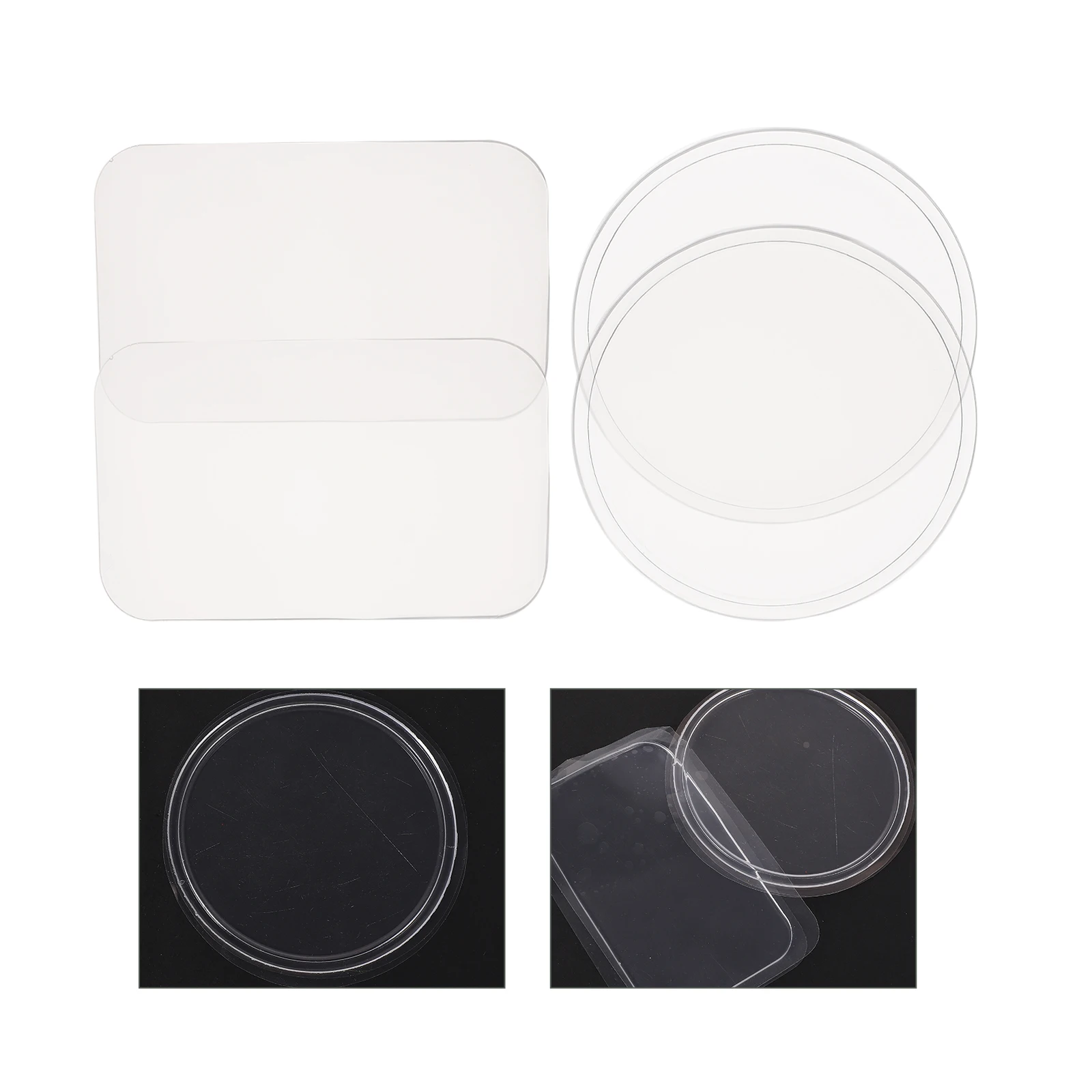 4 stücke Wimpern Verlängerung Silikon Palette Falsche Wimpern Ständer Halter Schönheit Salon Werkzeug Lash Tray Stirn Aufkleber Pfropfen Pad