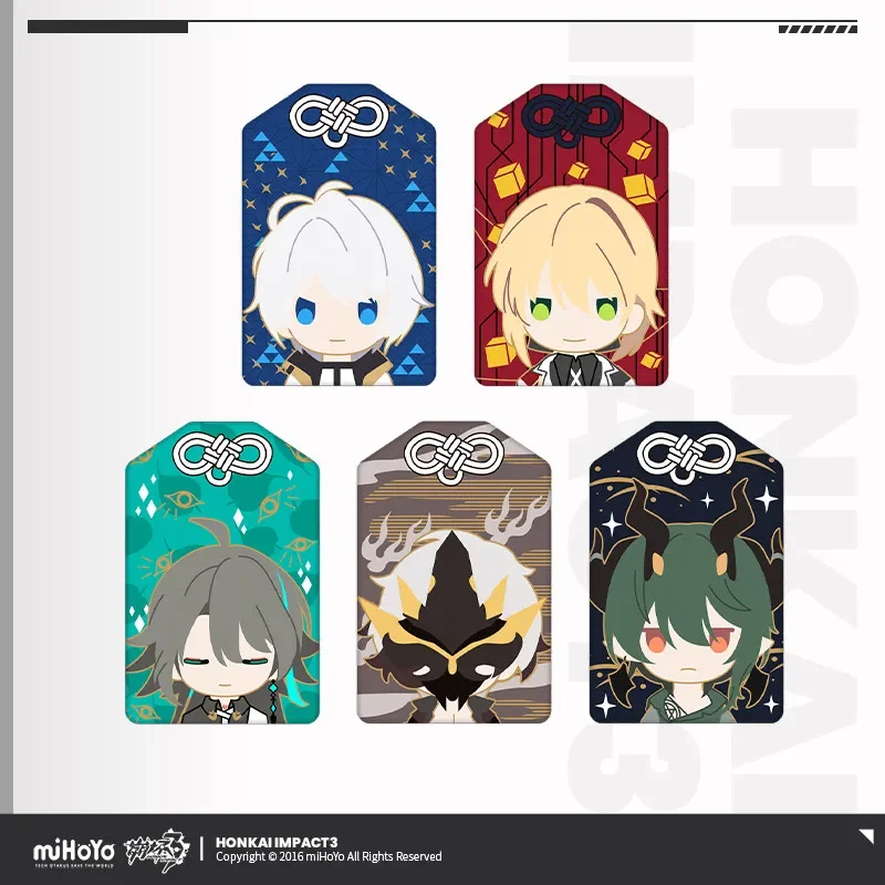 Game Honkai Impact 3 Kevin MiHoYo Kosma Kalpas Otto Apocalypse Q Version OMaMoRi Pendant Good Luck Amulet Pray Keychain Gift