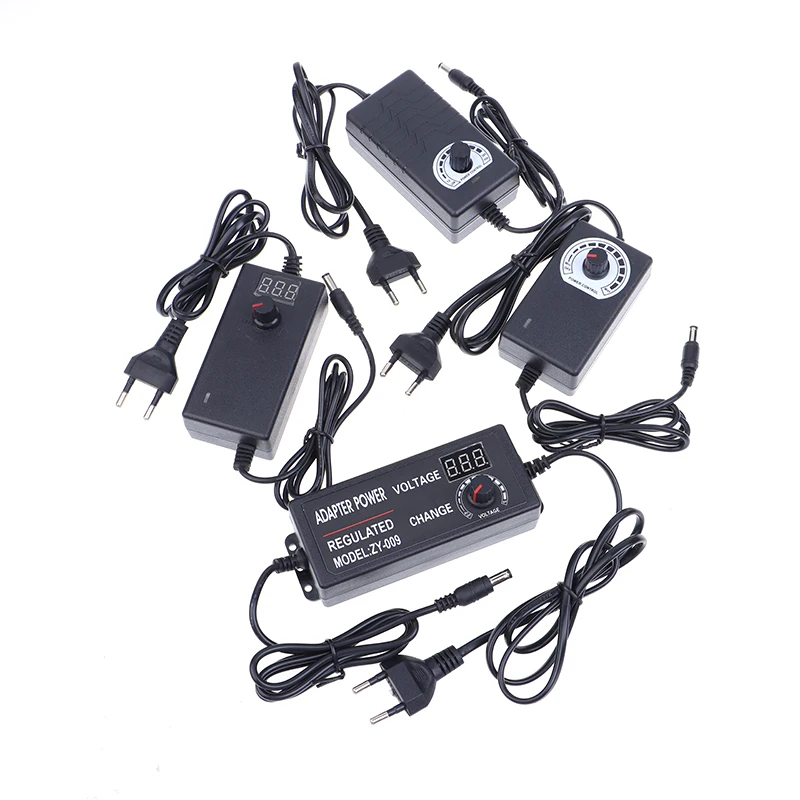 Fuente de alimentación ajustable de alta calidad, adaptador de fuente de alimentación Universal de 200cm, CA, CC, 220V a 3V-36V, 1/2/3/5A