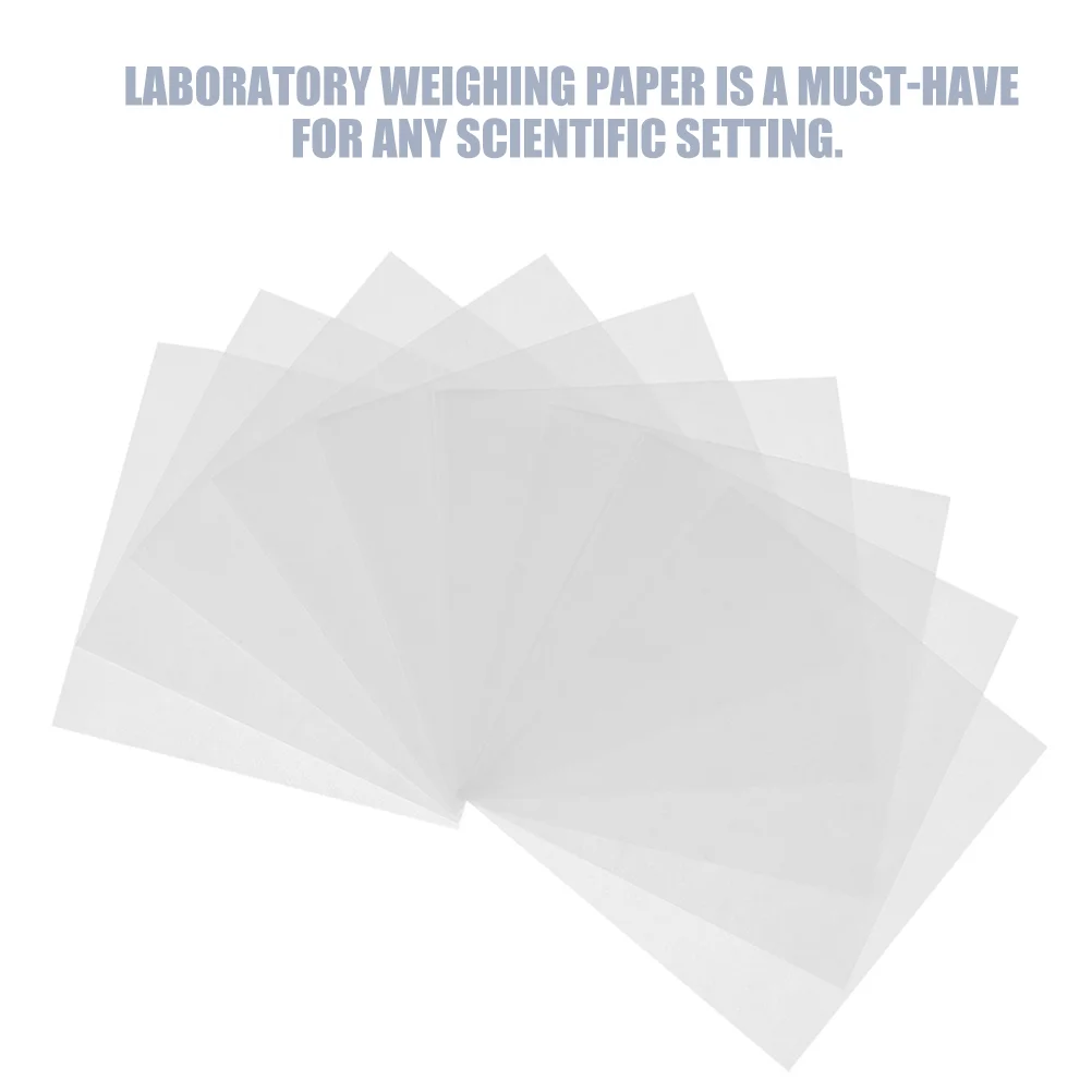 500pcs Weigh Papers Sample Weighing Papers for Scale Measurement Samples Transfer laboratory paper balance paper