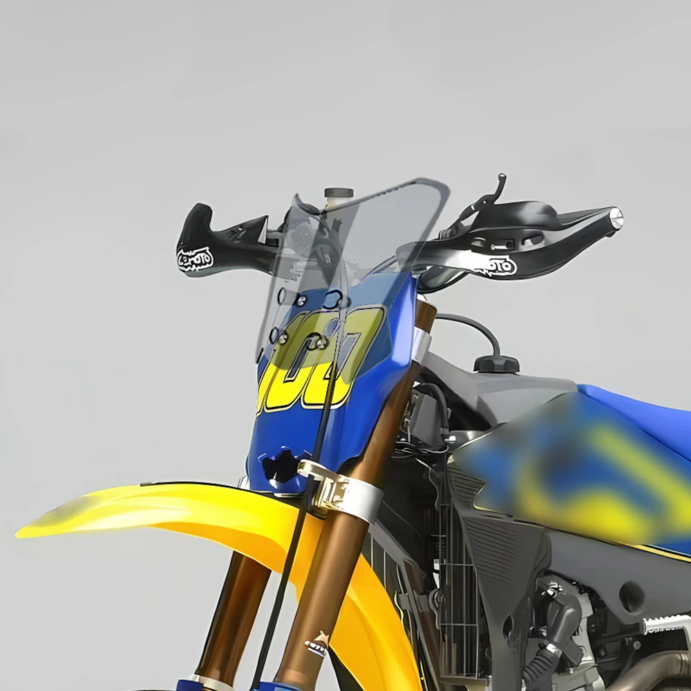 

For smr 634 eddy seel replica motorcycle adventure windshield extension style Windscreen Wind Deflector Screen