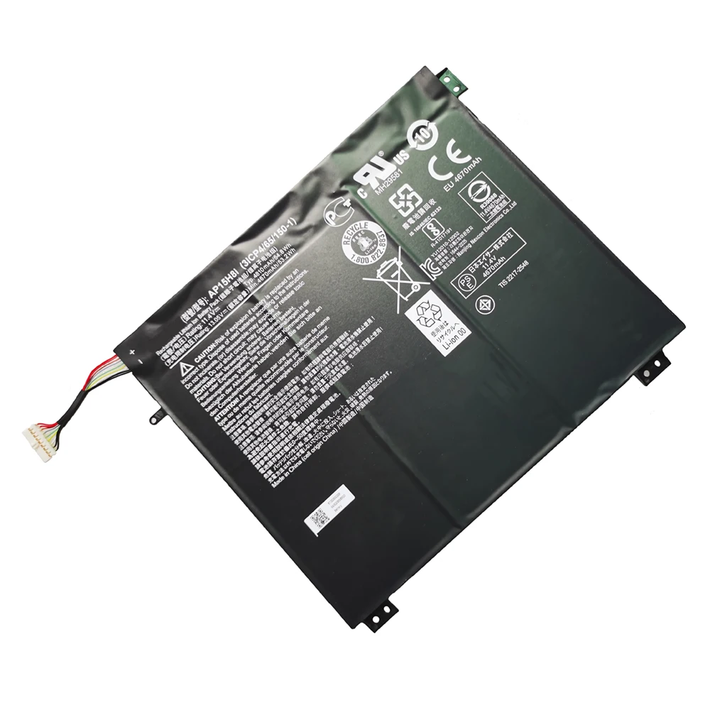 Laptop Battery AP15H8I For One Cloudbook 1-431 Aspire One 14 One 1-431M One 14 A01-431 Series Notebook 11.4V/54.8Wh/4810mAh