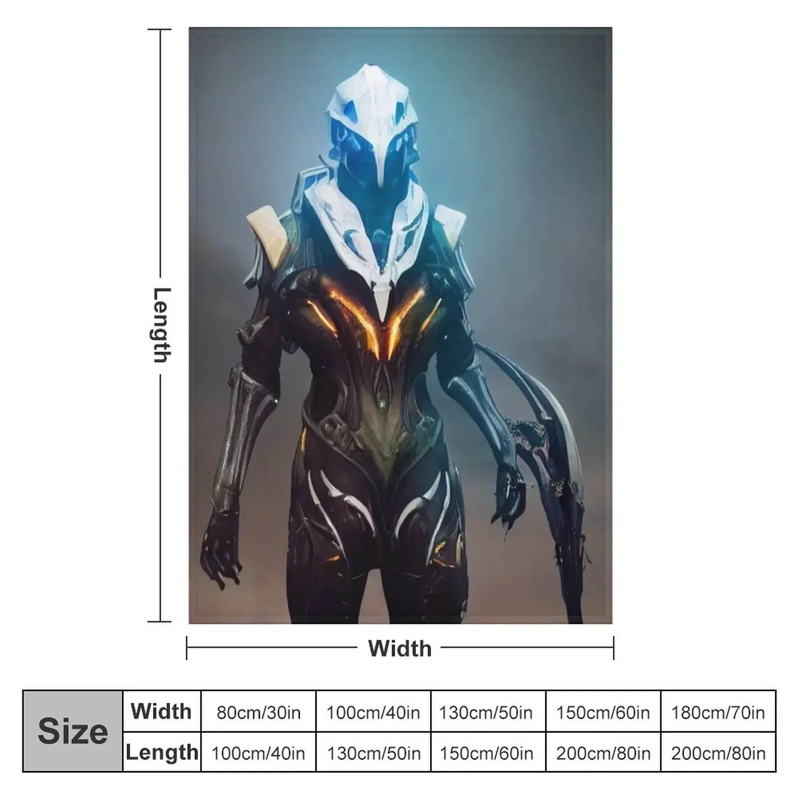 warframe Throw Blanket couch cozy soft plush fuzzy picnic outdoor blanket