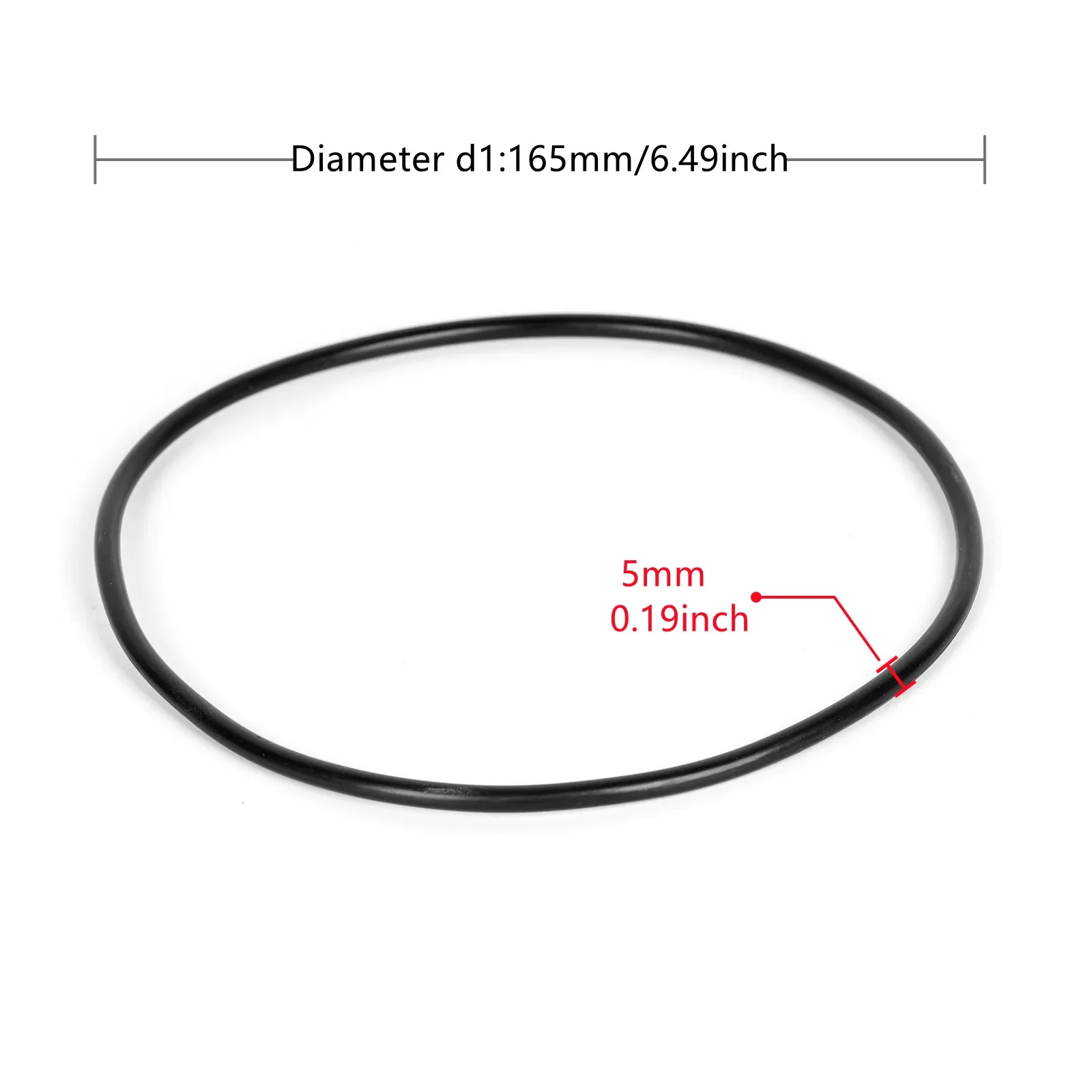 5Pcs/Lot Universal Round Rubber Motor Stretching Belt (Circumference 33cm,Diameter 5mm) Compatible With Singer,Janome,Brother