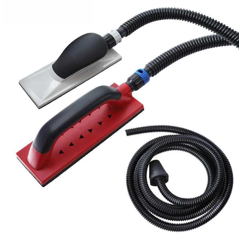 Vacuum cleaner grinding plate, vacuum tube sandpaper hand planer dust-free dry mill hand push plate, net sand grinding
