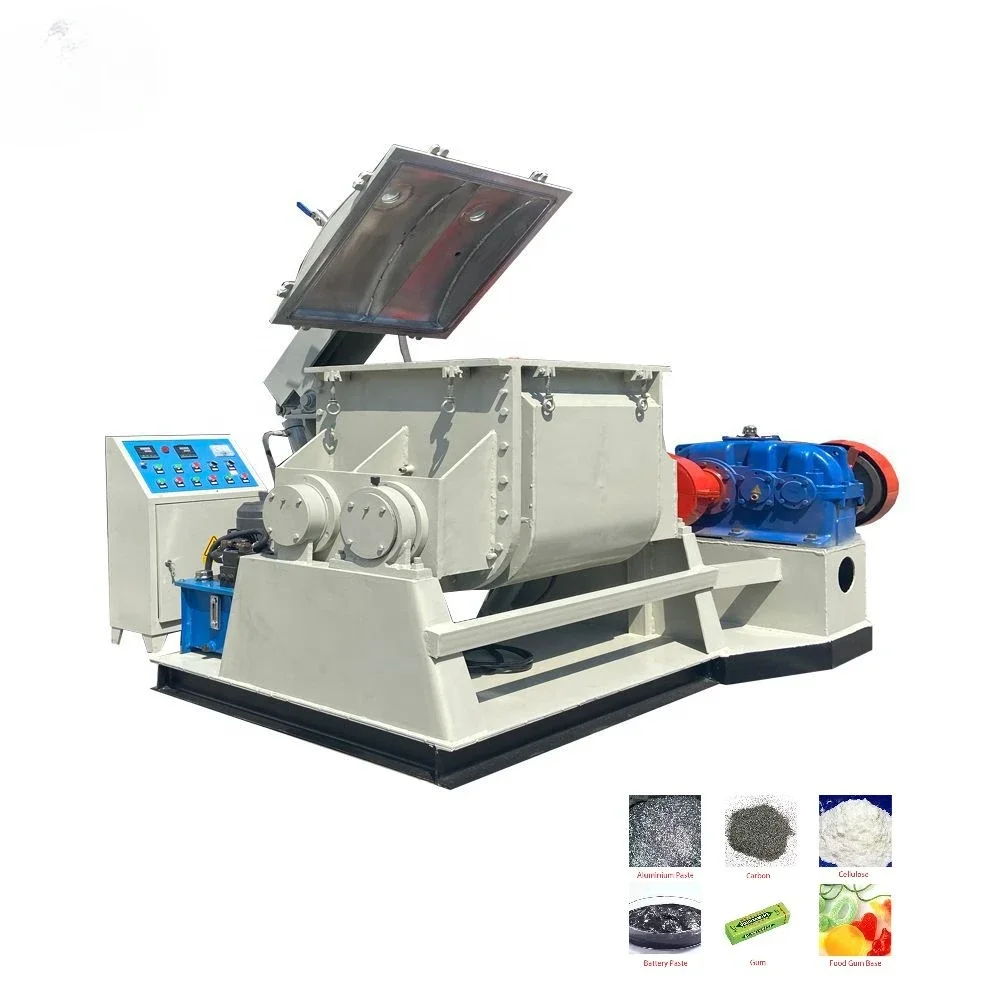 DZJX Food Bubble Gum Color Clay Kneading Machine Laboratory Chewing Gum Sigma Mixer Double Z-Blade Vacuum Kneader