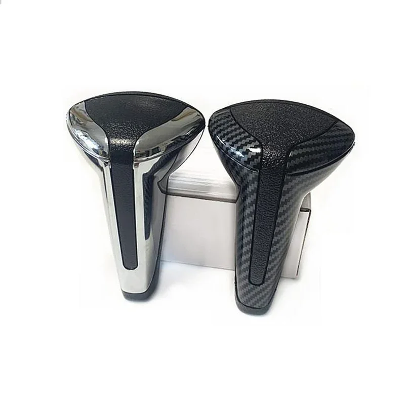 Chrome Matte Gear Head Shift Knob AT Automatic Handball Case For Citroen C4  Triumph Sega Peugeot 307 Accessories