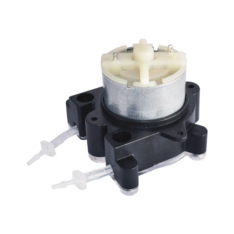 High-Flow Peristaltic Pump 12V Miniature Dosing Pump Peristaltic Hose Pump For Lab Aquarium Liquid Dosing Pump C