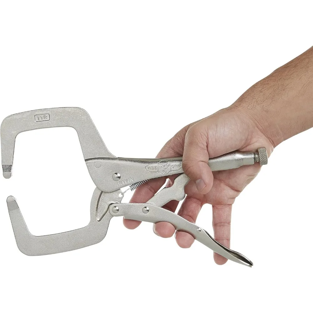 مجموعة أدوات قفل مكونة من 10 قطع مع صينية، نمط قبضة ملزمة أصلية، مجموعة أدوات يدوية شاملة للاستخدام الاحترافي