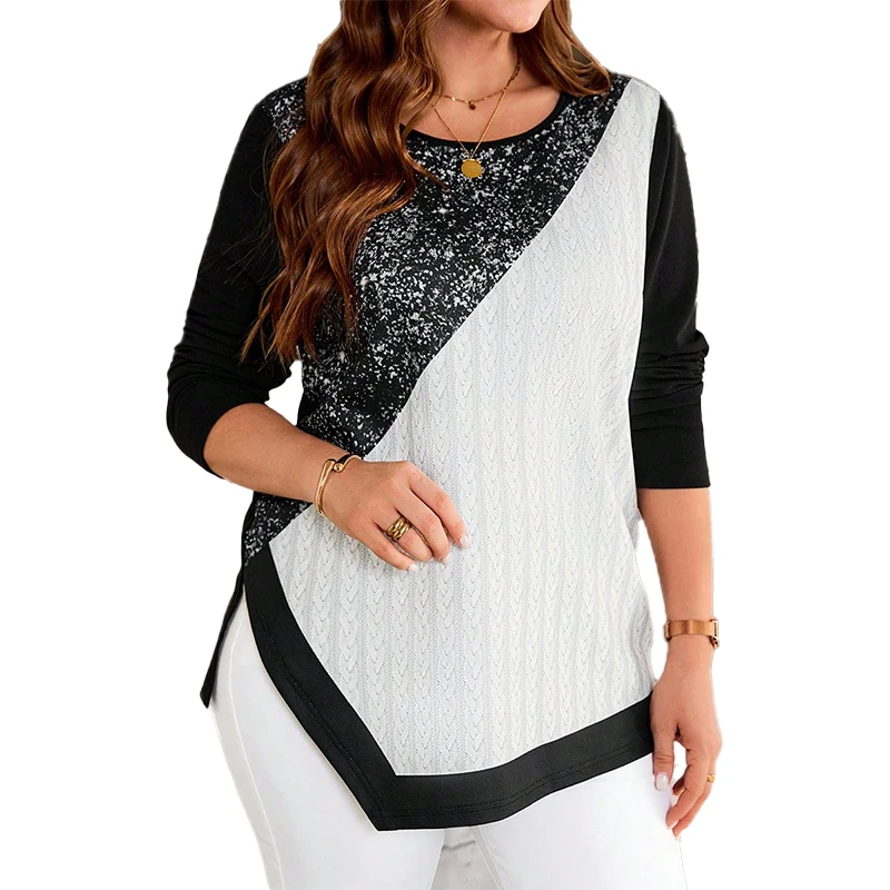 

Plus Size Womens T-Shirt Summer Stripe Short Sleeve Tee Shirt Fashion Round Neck Female Clothing Casual New Shirt Women Pullover