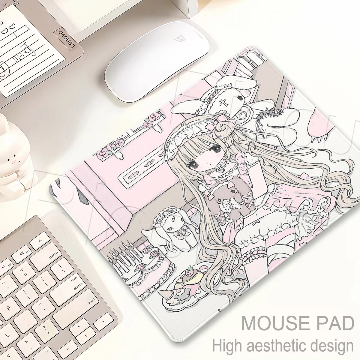 Small Cartoon Pretty Angel Gir - Pc Gaming Pink 评论和价格
