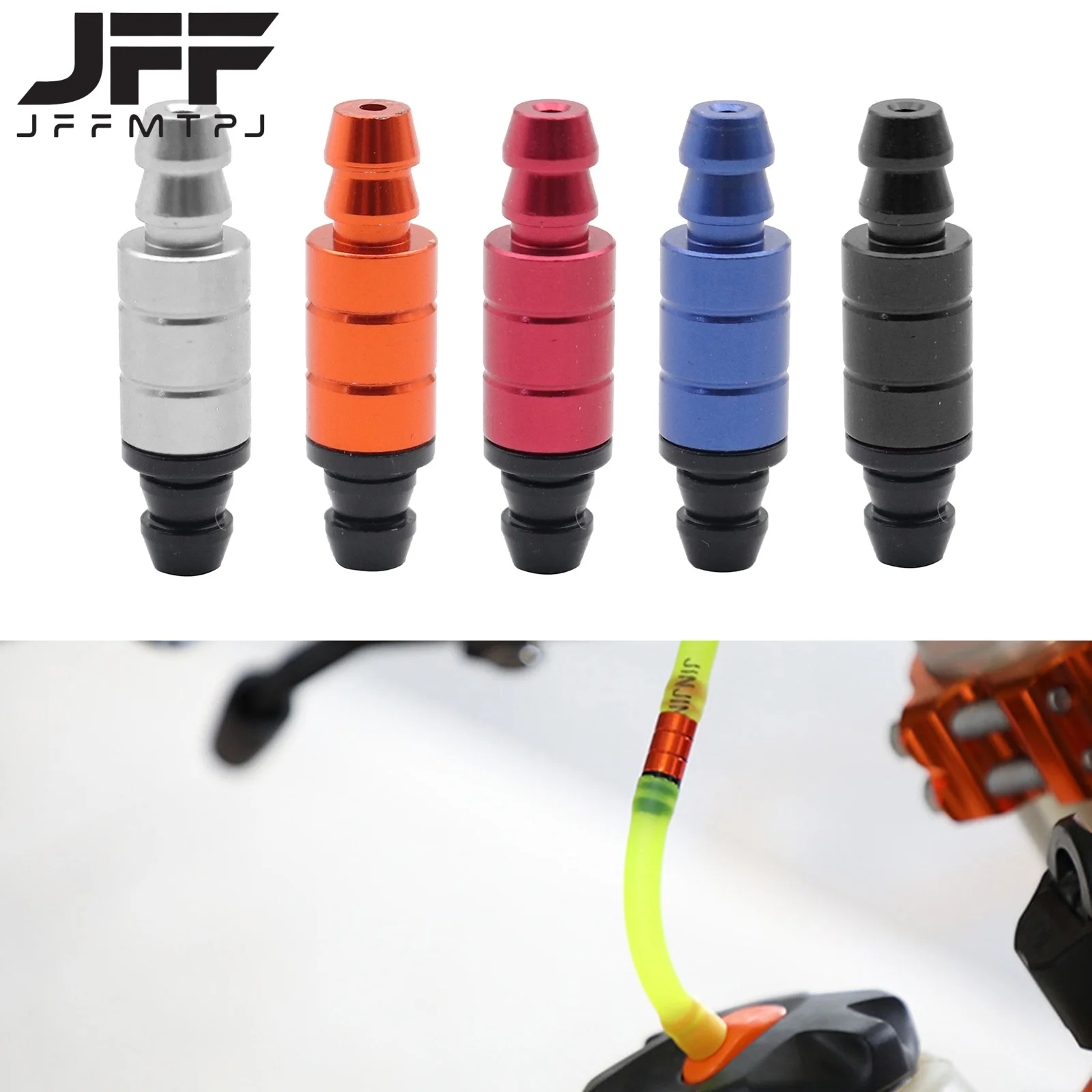 Motorcycle CNC Aluminum Fuel Tank Fuel Tank Cap Fuel Check Valve One Way Valve For Yamaha KTM Kawasaki Suzuki Honda Universal