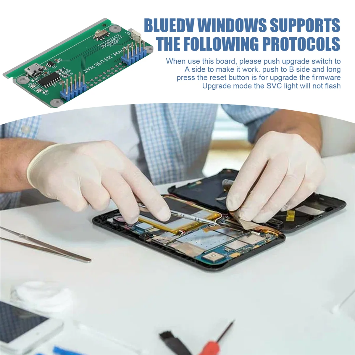 BNGF-Jumbospot MMDVM HS USB HAT لوح مهايئ استبدال لـ Rasberry Pi لنظام التشغيل Windows Linux Android Hotspot DSTAR DMR