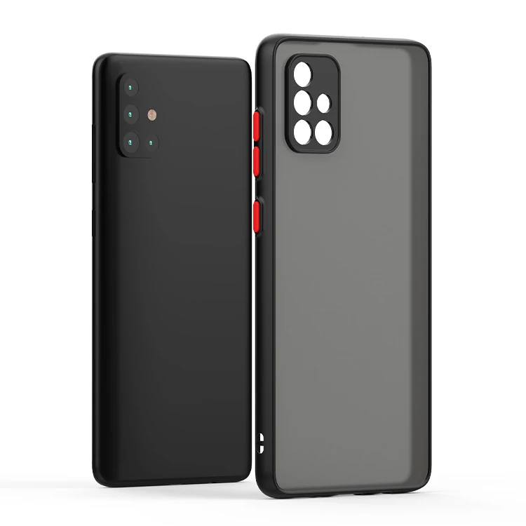 Matte Silicone Hard Phone Case For Samsung Galaxy A52 A72 A32 4g 5g A51 A71 A12 A42 A31 A21s A50 A70 M51 A 32 52 72 2021 Cover