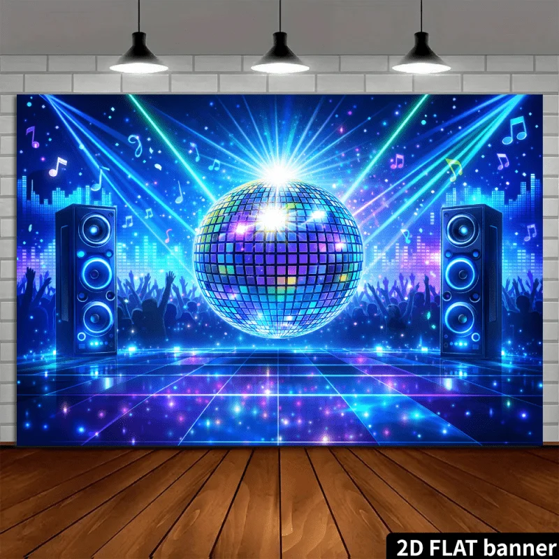 Disco-Kugel-Hintergrund. Dieser Hintergrund besteht aus Polyesterfaser.
