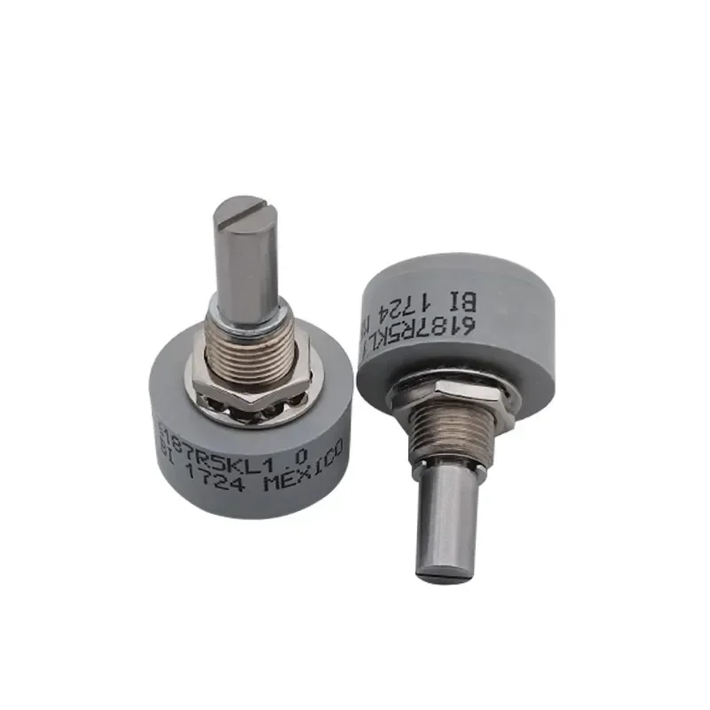 1pcs，Precision conductive plastic potentiometer，BI6187 R1K R2K R5K R10K R20K，L1.0，360-degree infinite rotation in a single lap