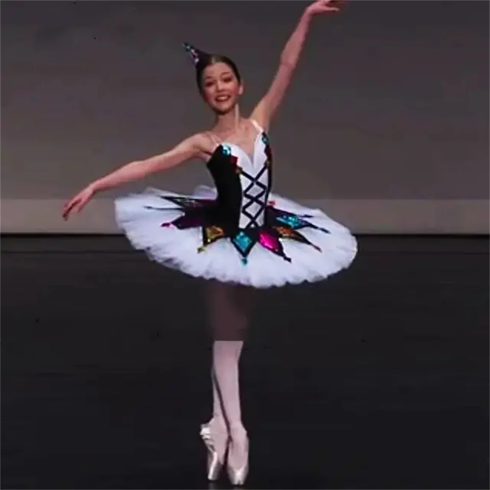 professional-ballet-tutu-child-kids-girls-adulto-harlequinade-pancake-tutu-multicolor-classical-ballet-costumes-ballerina-dress