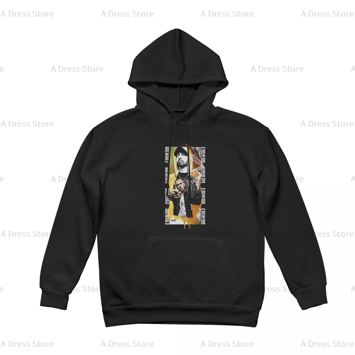 Eminem Slim Shady Polyester Hot stamping printing Men's Fleece Hoodie,fashion Unisex Vintage Harajuku Pullover Hooded