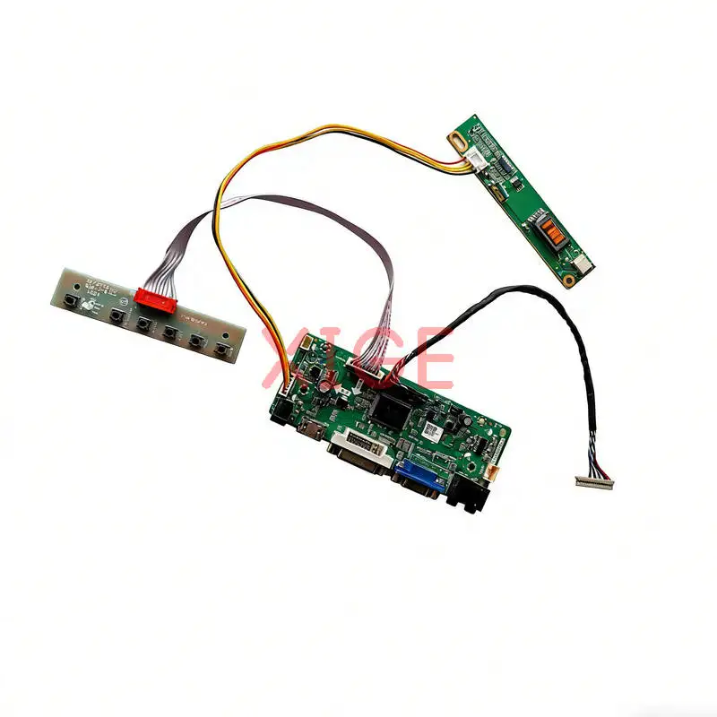 

LCD Display Drive Controller Board Fit B121EW01 B121EW05 B121EW02 B121EW03 1-CCFL 1280*800 HDMI+DVI+VGA 20 Pin LVDS 1280x800 Kit