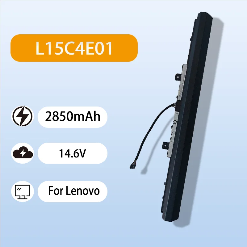 

Новая стандартная батарея L15C4A02 для ноутбуков Lenovo L15S4A02, L15C4E01, L15L3A02, L15S3A01, 14.6V, 2850mAh, с функцией быстрой зарядки.
