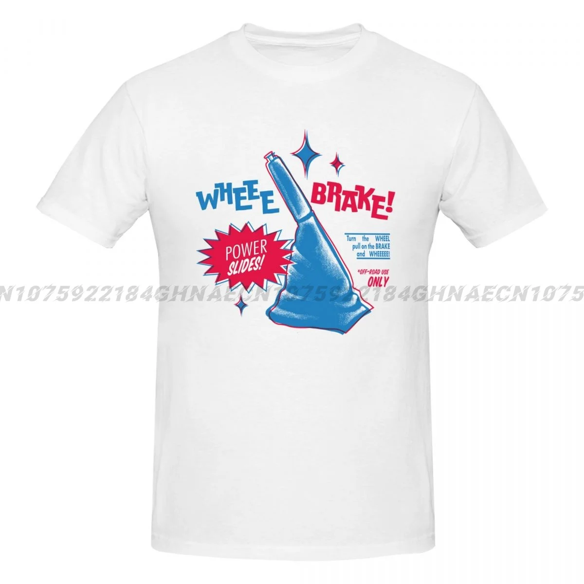 Wheee Brake 2024 Men's Printed T Shirt Oversized Funny For Men Women Y2K Top