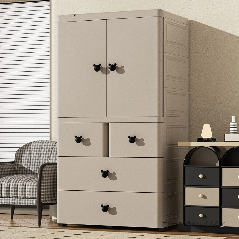 Extra Large Thickened Baby Wardrobe Baby Storage Cabinet Simple Children's Wardrobe Clothes Organizing Locker