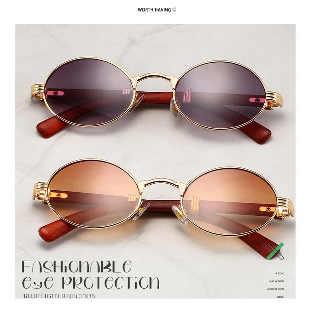 DDDLONG Fashion Small  Round Retro Sunglasses Women Classical Vintage Punk Sun Glasses For Men Eyewear Outdoor Shades D472 image 2