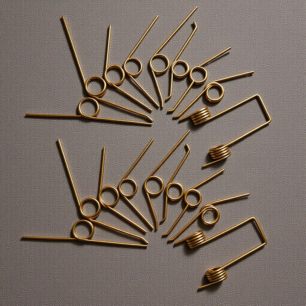 

18Pcs Sturdy Torsional Spring for Garbage Can Lid Metal Spring Replacement Parts Smooth Action High Elasticity Long Life