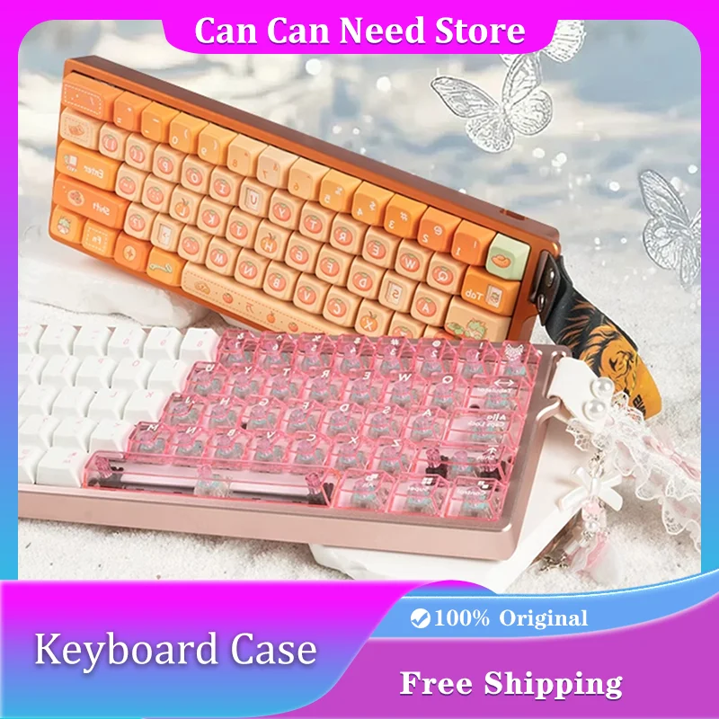 

GD60 Mechanical Keyboard Case Customized 60% Layout CNC Aluminum Alloy Case for MAD 60 Multiple Colors Shell for Wooting 60HE+