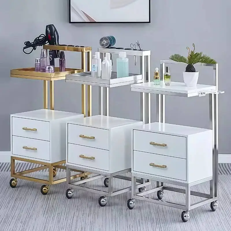 

Cosmetologist Trolley Makeup Cart Organizer Trolley Storage Aesthetic Stolik Kosmetyczny Pod Urzadzenie Beauty Salon Furniture