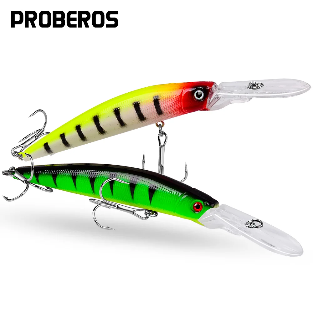 PROBEROS أسماك الطعم الثابت كرنك الطعوم الصيد السحر الاصطناعي Wobblers للتصيد بايك أعلى المياه الكارب صيد السمك سويم #3