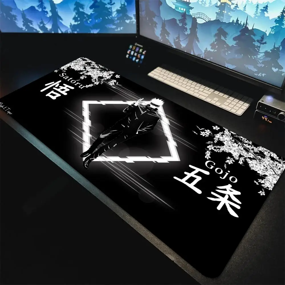 

Large Game Non-slip Mousepad J-Jujutsu K-Kaisen Mousepad Anime 120x60CM Office Keyboard Mice Mat High Quality Carpet PC Desk Mat