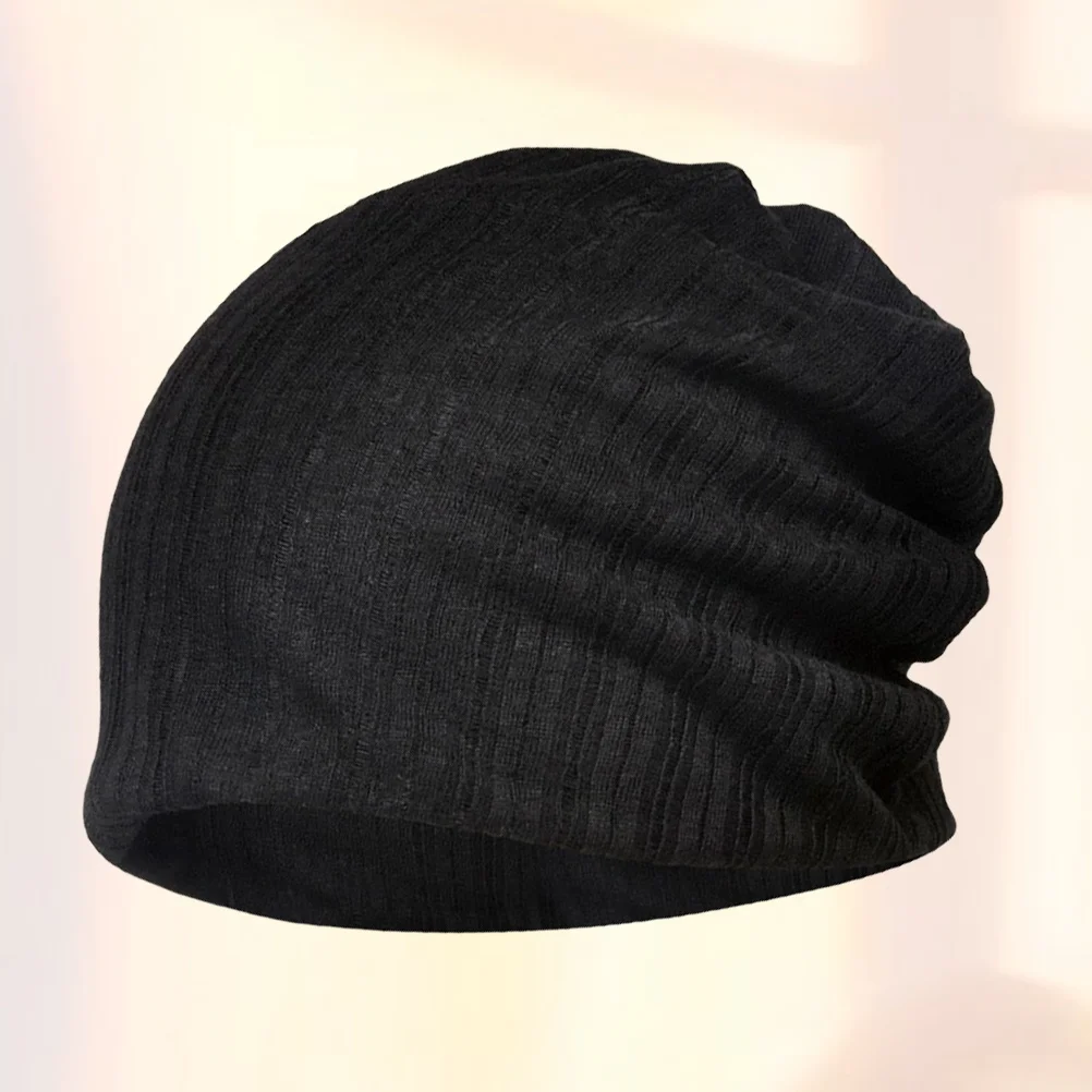 

Versatile Cotton Dual-Use Hat Scarf Beanie Neckerchief Soft Lightweight Breathable Winter Outdoor Activities Ponytail Coffee