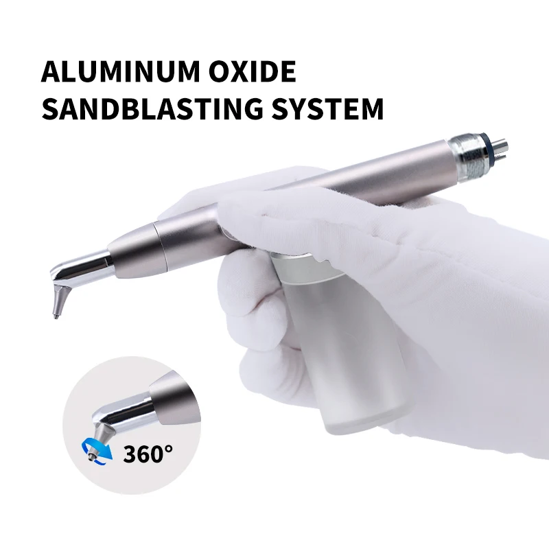 Dental Aluminum Oxide Micro Blaster Air Abrasion Polisher Sandblasting Sandblaster Teeth Whitening Pen With Water 2/4 Hole view 4