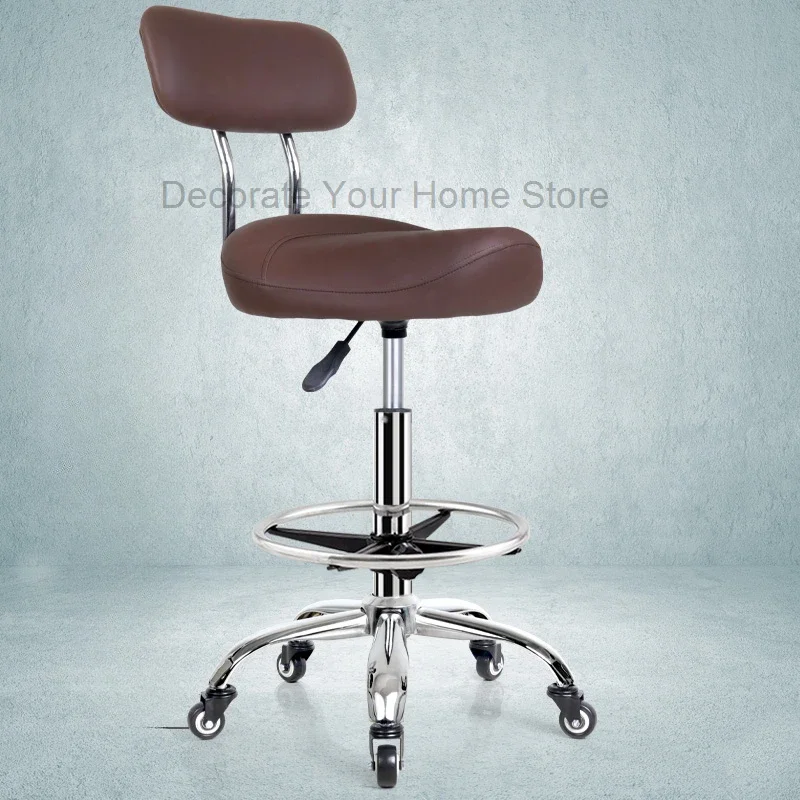 

Barbershop Adjustable Barber Chairs Swivel Ergonomic Hairdressing Cosmetic Barber Chairs Wheel Cadeira Salon Furniture MR50BC