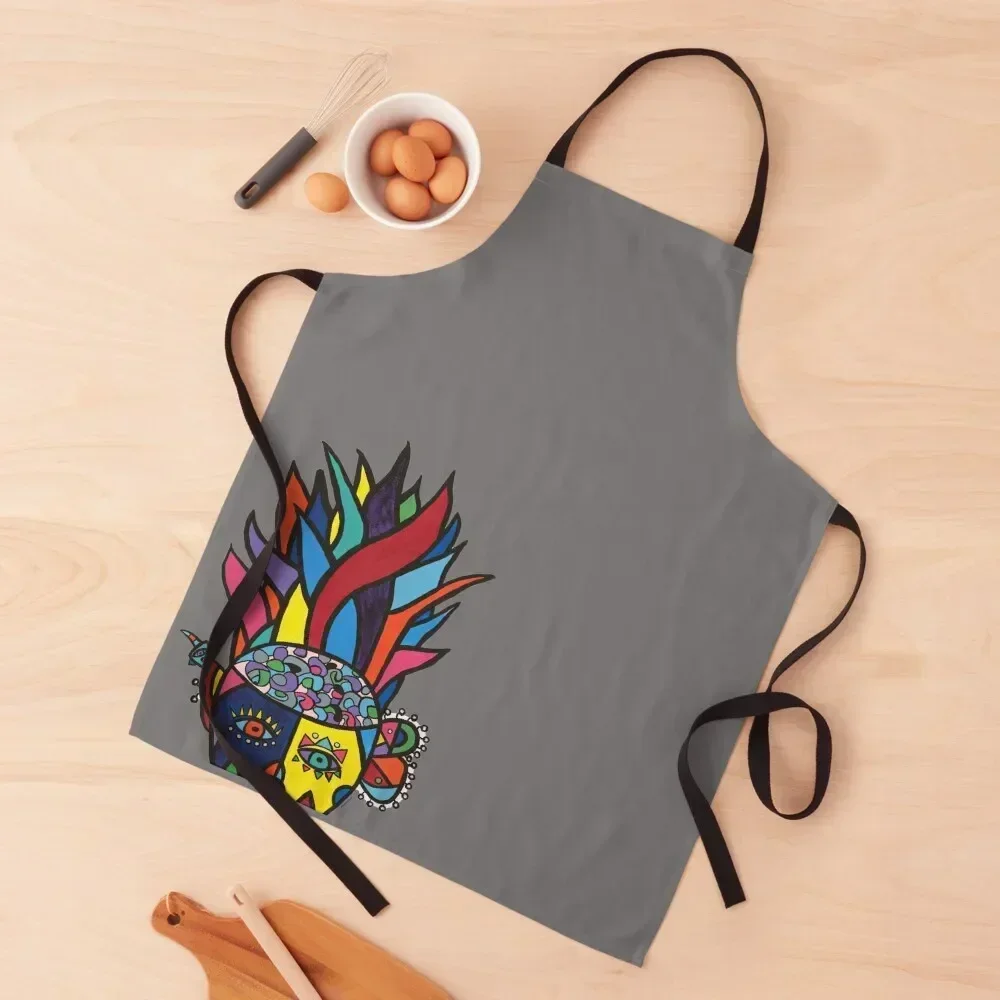 

Brain on Fire Apron Custom cook wear women's work Cute Kitchen Apron