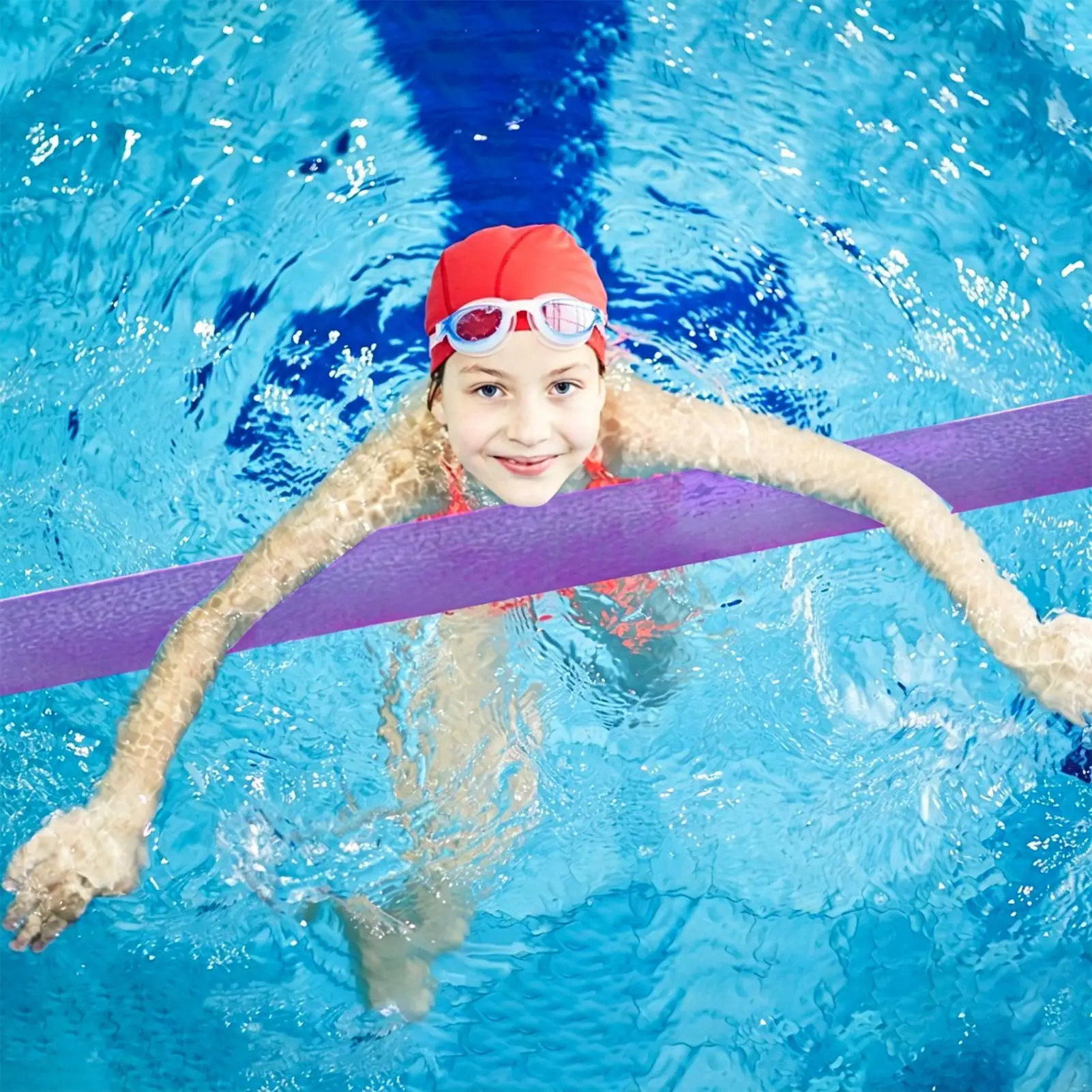 75X3.8cm Noodles Pool Foam Water Noodles for Pool Long solid Soft Buoyancy Stick for Beach River Relaxation Water Game Backyard