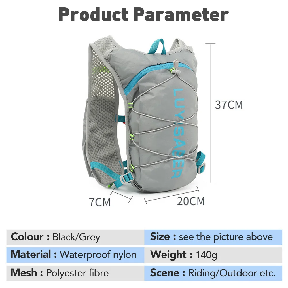 NEWBOLER  Cycling Backpack 5L Bicycle Bags Outdoor Sport Climbing Hiking MTB Road Bike Hydration Backpack