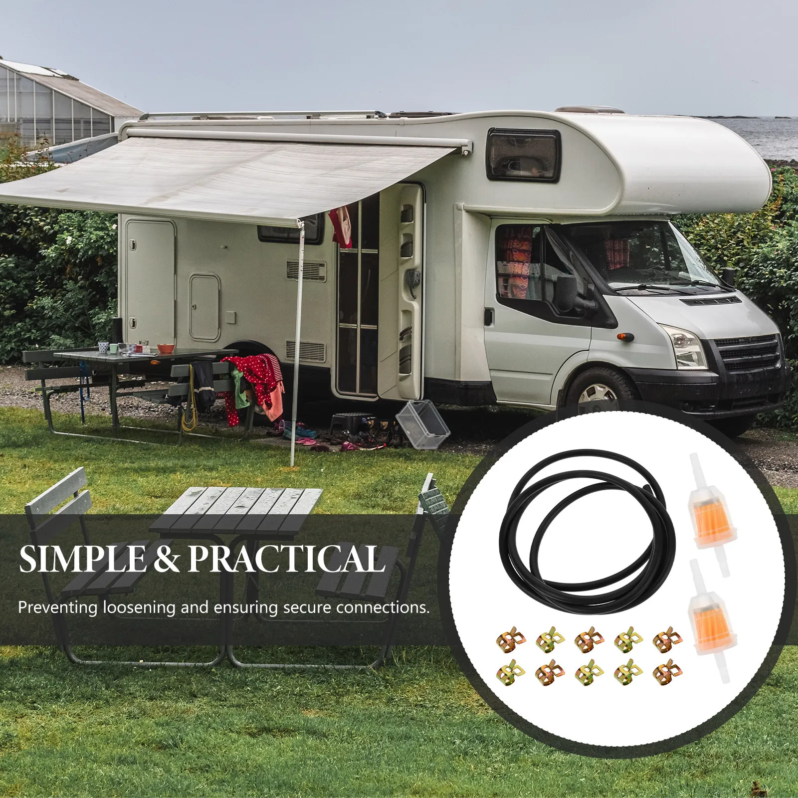 

1Set Universal Filter with Hose Line Kit for Motorcycle Atv Small Engine Rubber Fuel Line Hose Precision Engineered