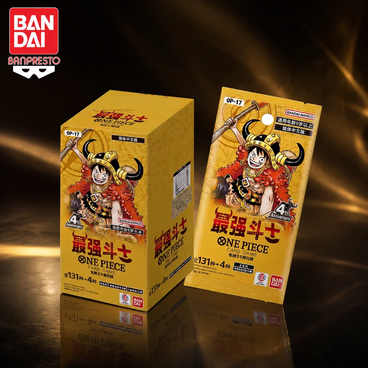 Auf Lager BANDAI Original ONE PIECE Kartenspiel OP17 Booster Pack Brandneue Box Offizielle TCG-Karten
