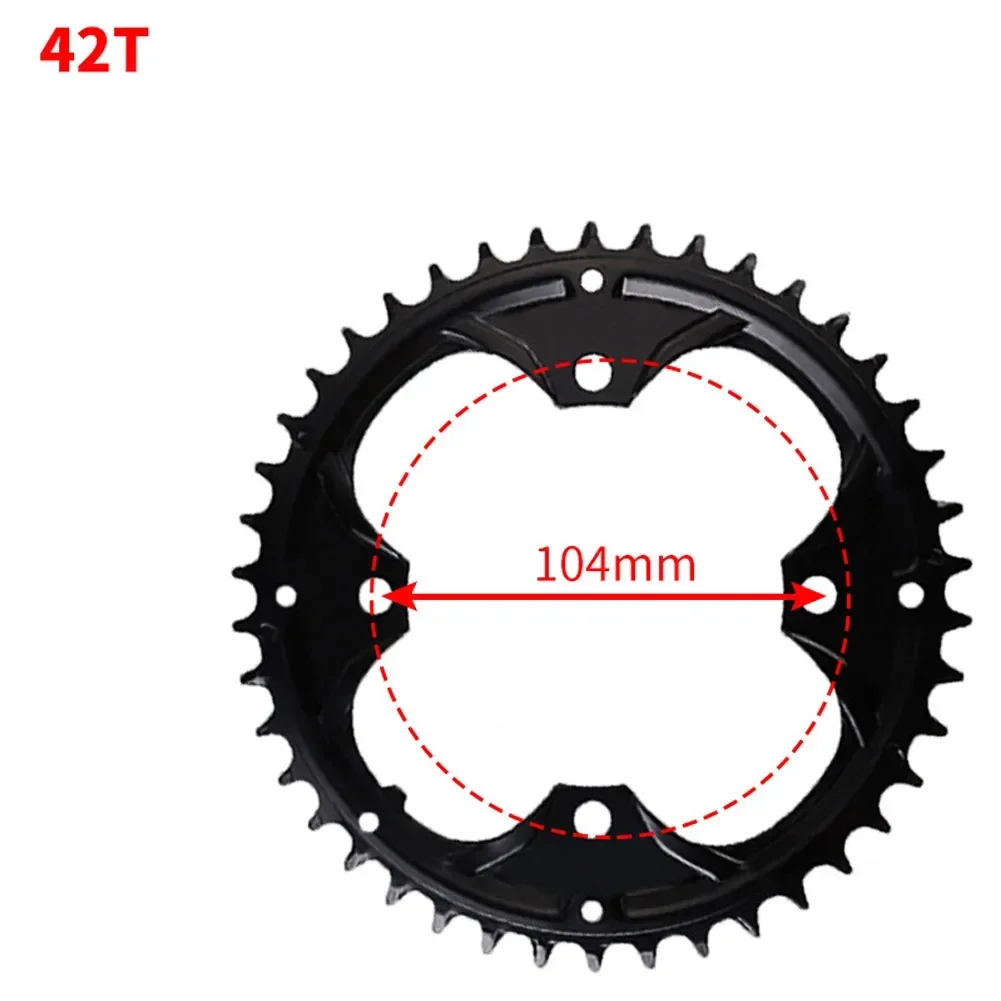 64/104BCD Narrow Wide Bike MTB Chainring Single Tooth Chain Ring 22T 32T 42T 44T Tooth Plate For 7/8/9/10/11 Speed Bicycle Parts