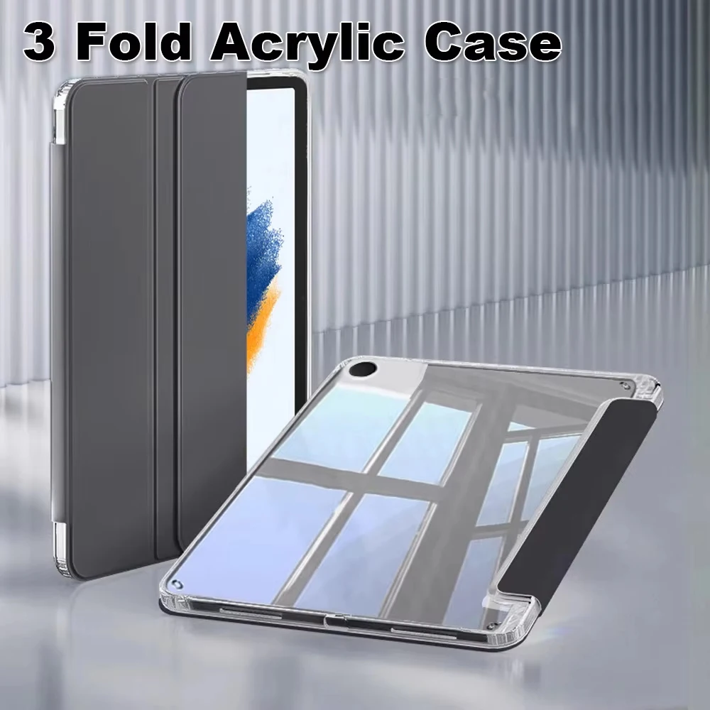 

Smart Case For Samsung Galaxy Tab A A9 Plus A8 10.5 A7 Lite T220 X200 X210 T580 S6 Lite P620 PU Leather Cover Auto Sleep Wake