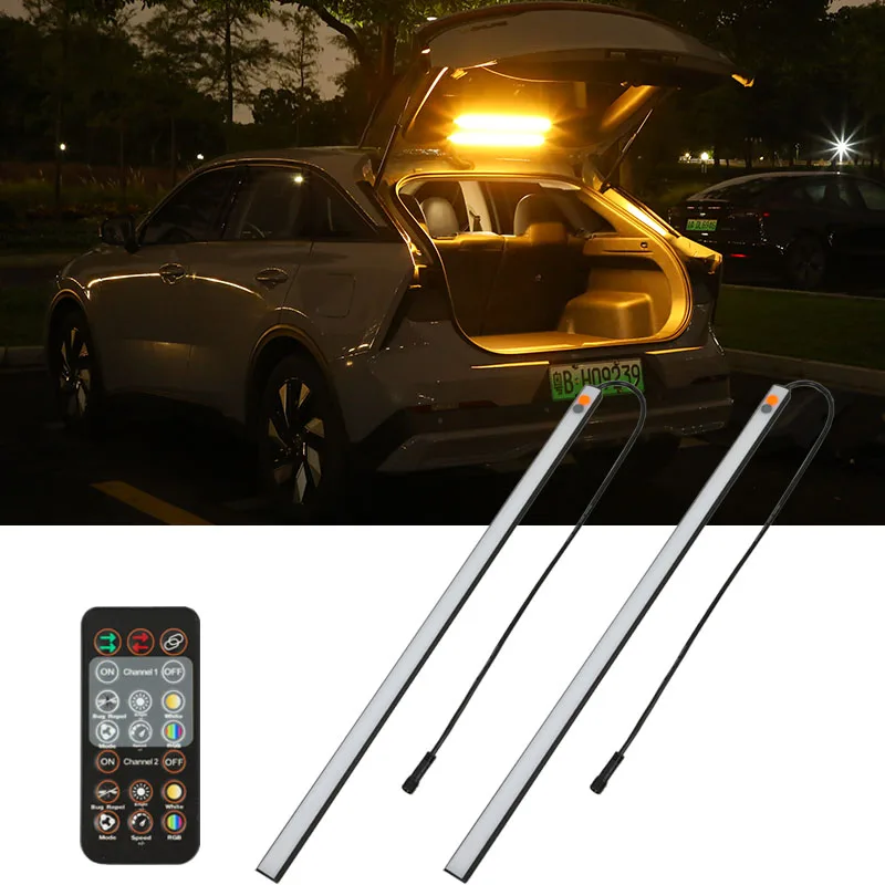 

￥#Led Exterior Light Bar Kit Dimmable Camping Light Outdoor Waterproof All-In-One Portable Lighting for RV Camping Tent Car