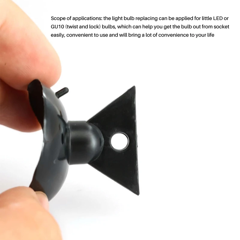 25Pcs GU10 Light Bulb Changer Lamp Changer Head PVC Suction Cup Lamp Replacing For LED Halogen Mini Track Lights